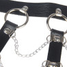 Subblime - Harnais Poitrine Chaîne S En Cuir Noir Taille Unique